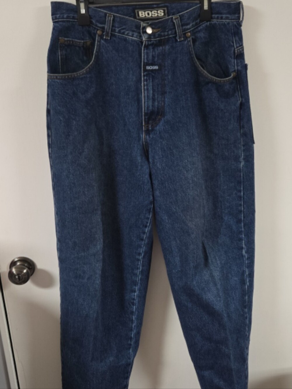 Vintage 90's BOSS jeans Baggy wide leg Mens sz 34L inseam 34in